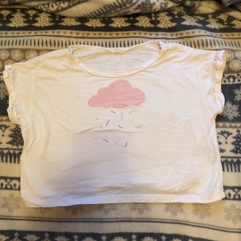 🌸SALE🌸 Garage Sprinkle Cloud Crop Top